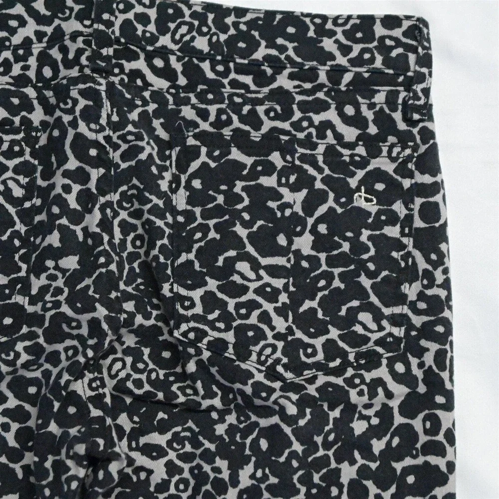 Good American 6 / 27 High‎ Rise Skinny Natural Swirl Stretch Denim Jeans